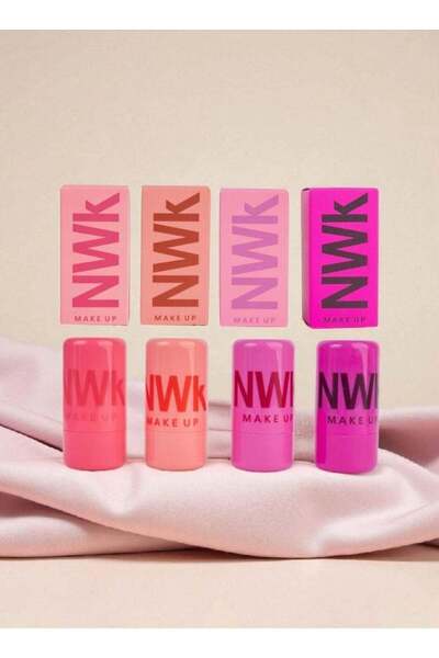 NWK مجموعة أحمر الخدود الكريمي من 4 قطع