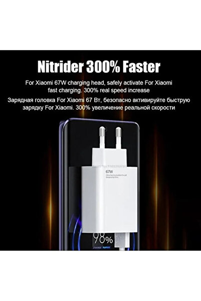 Linkage 6WL 67W Type-c Turbo Super Fast Ev Şarj Aleti Duvar Şarj Cihazı