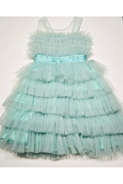 kent of kıds Tütü Etekli 8 Yaş Kız Çocuk Abiye-Elbise