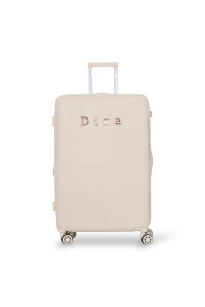 DİMA Dabash Travel Bag Set - 5 Pieces Includes 3 Trolley Bags and 2 Makeup Bags - Double Zipper Expansion
