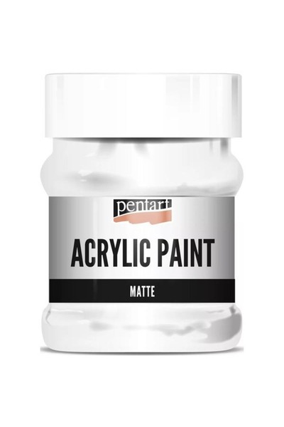 Pentart Acrylic Paint Matte 230ml Black