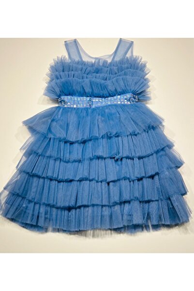 kent of kıds Tütü Etekli 4 Yaş Kız Çocuk Abiye-Elbise