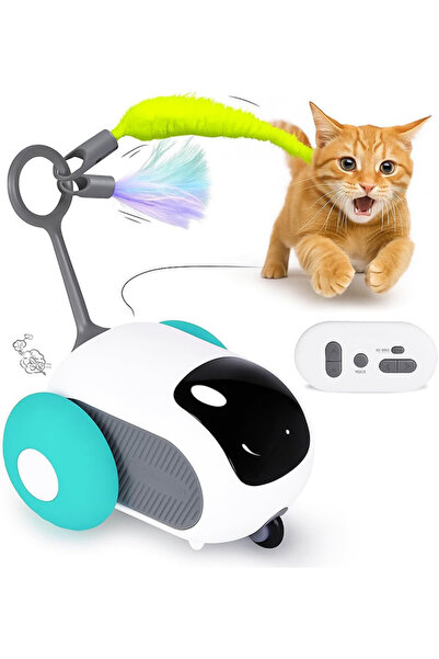 petgravity Interactive Smart Cat Toy with Remote Control Rechargeable Automatic Obstacle Avoidance Robot
