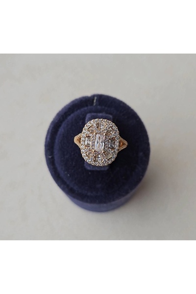 XUPING JEWELRY ROSE RENK BAGET TAŞLI KADIN YÜZÜK