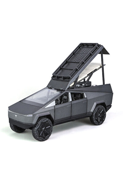 Mıncır Shop Tesla Cybertruck Metal Model Car 1:24 Scale Die-Cast Collectible Toy