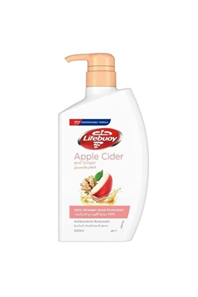 LİFEBUOY لايفبوي غسول الجسم المضاد للبكتيريا بالتفاح والزنجبيل - 500 مل