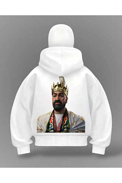 1blood سترة كينج تيمور ديتيل كاملة التغطية كبيرة الحجم