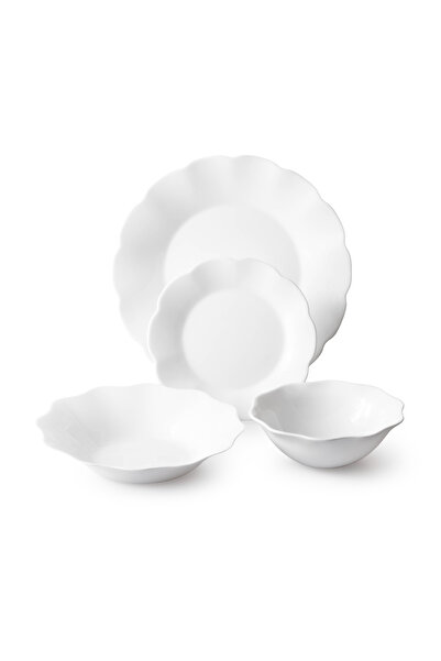 Dania Elegance that lasts… Arcopal 24-piece set serves 6 people – durability and elegance at every meal!