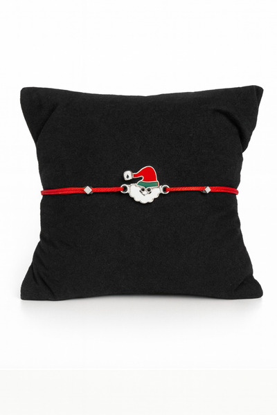 Bittox Red String Unisex Bracelet with Santa Claus Figure - Special Design Accessory