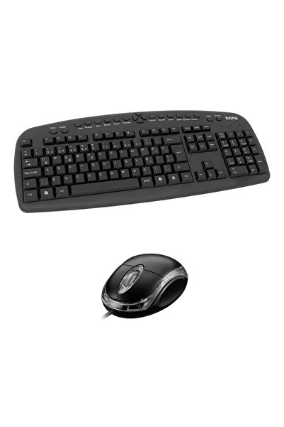 FRISBY FK-146QU USB Q TR MM SİYAH KABLOLU KLAVYE MOUSE SET