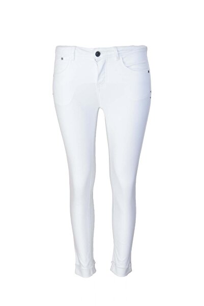 ONLY Kennedy Super Skinny White Jeans - L, White, Cotton 97% Spandex 3%
