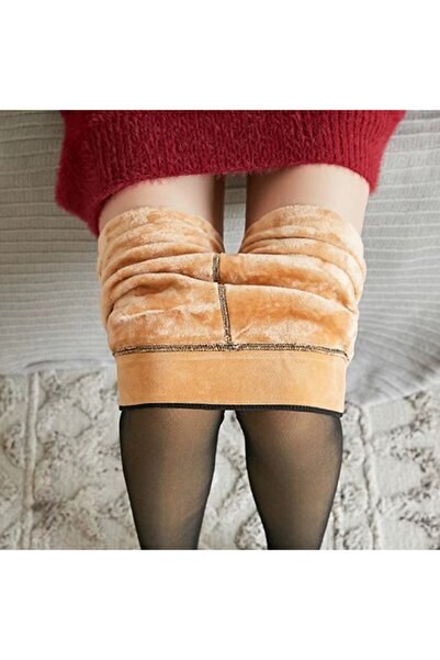 Gymmag Thermal tights, sock type, Fur lined, One Size