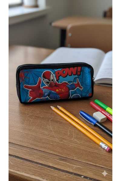 SOSYETEZGAHI Pen Holder Cartoon Hero Car Batman Model 2 Compartment Design