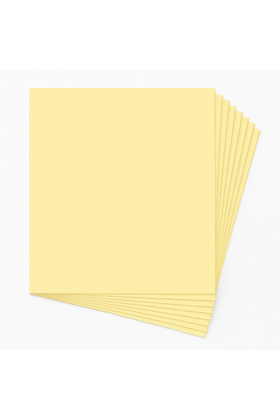 PHINDBOOKS 70*100cm card paper-200g (light yellow） Pack of 10