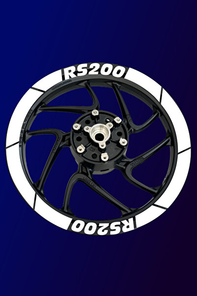 Bajaj RS200 KALIN BEYAZ JANT ŞERİD'İ 17' FAST ÇİZGİLİ