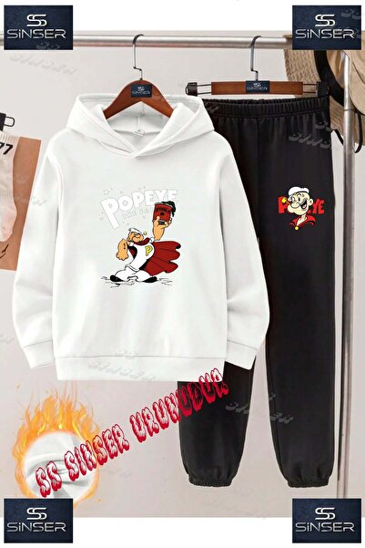 SS SİNSER Παιδικό Unisex Σετ Φόρμας με Κουκούλα και Στάμπα "TEMEL REIS RED CAPE"