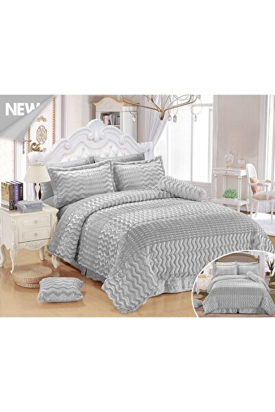 SF SF Luxury Winter Fur Comforter Set, 13 Pieces, 2 Duvet Covers, Warm Fur Inner and Outer Layer, Enjoy a Warm Winter