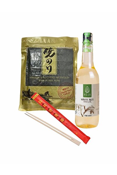 Wandobada seafood YOSUN Yaki Sushi Nori 135gr&Pirinç Sirkesi White Rice Vinegar HOJA