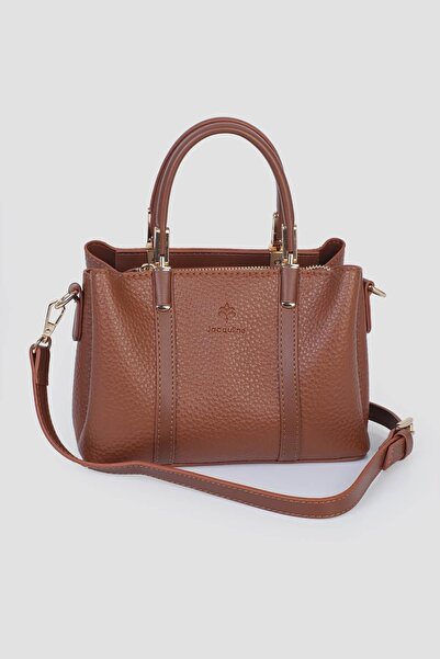 Jacquline حقيبة يد وكتف نسائية باللون البني IM614