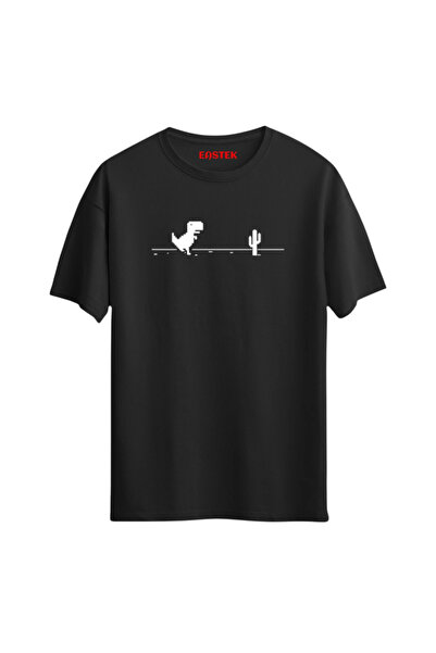 Açık Garaj تي شيرت ريترو دينو، تي شيرت للرجال، تي شيرت للنساء، تي شيرت للجنسين