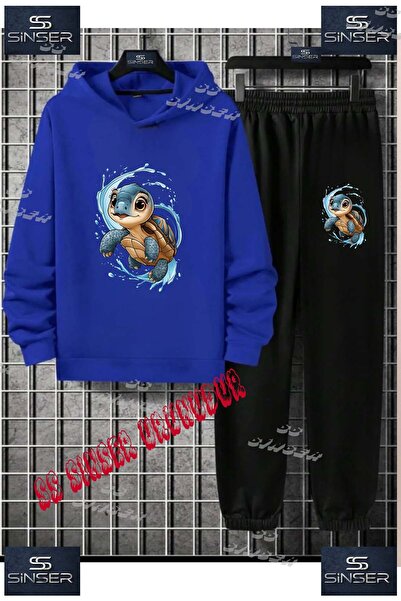 SS SİNSER Παιδικό Unisex Σετ Φούτερ με Κουκούλα με στάμπα "KARETTE KARETTA IN...