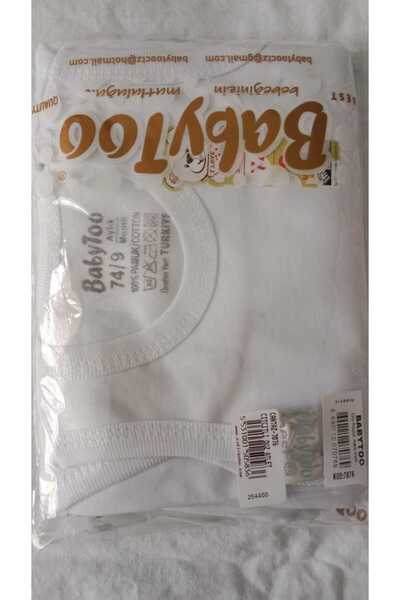 Cantaz Babytoo Organic 100% Cotton Crew Neck Strap Snap Fastener Baby Bodysuit Tank Top