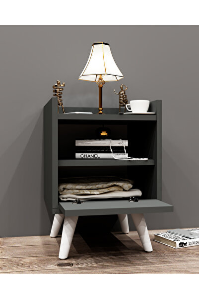 KONAK EV EŞYALARI Mlt Komodin,MDF,Montaj Gerekmez,Kurulum Gerekmez