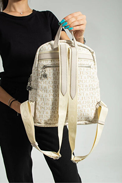 Just Polo Jp Polo Women's Original 9 Compartment Large Size Backpack Size: 28 X 33 cm