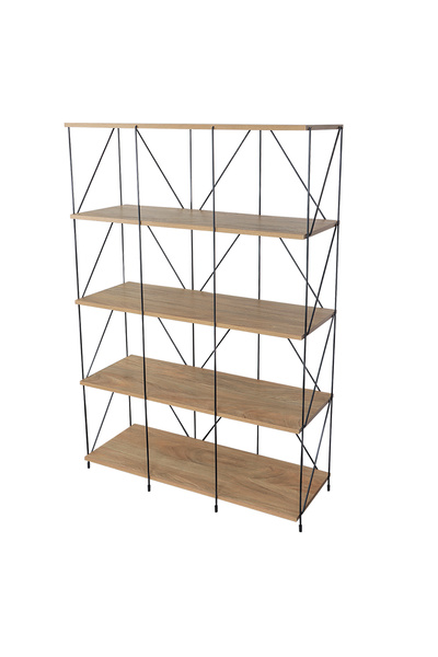 BAITY Wooden Entryway Shelf 5 Levels Modern Decor