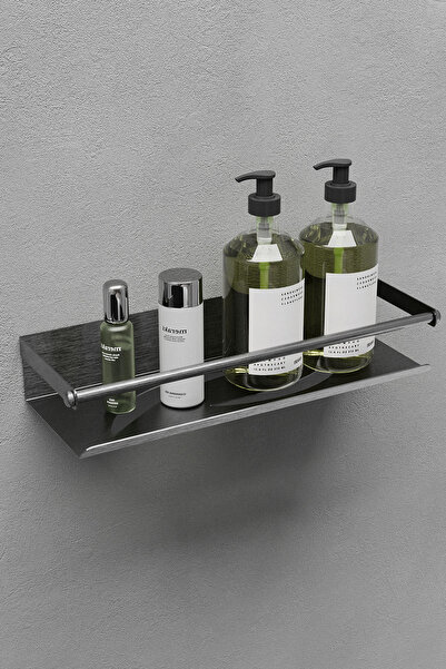 Zift Unique Ömür Boyu Paslanmaz Çelik Yapışkanlı Banyo Rafı ,Modern Duş Rafı & Şampuanlık-Silikon Yapıştırıcı