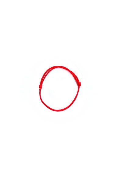 Wild Bracelets Bratara Bebe reglabila rosie din snur de matase pentru nou nas...