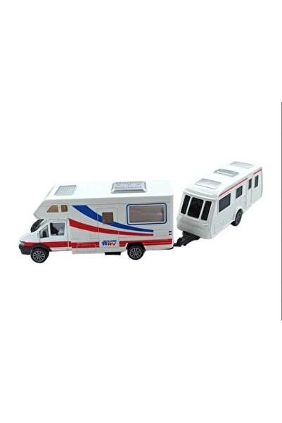 Mıncır Shop Motorhome - Travel Trailer 1:32 Scale Die-Cast Metal Pull Back Model – Boxed