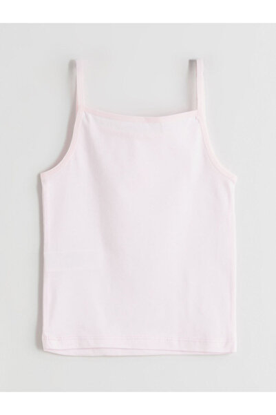 LC Waikiki Sparkling Choices from Shining Store |   Square Neck Strap Girls' Tank Top 2-Pack