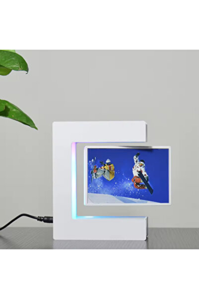 Generic Hanging Photo Frame LED Floating White