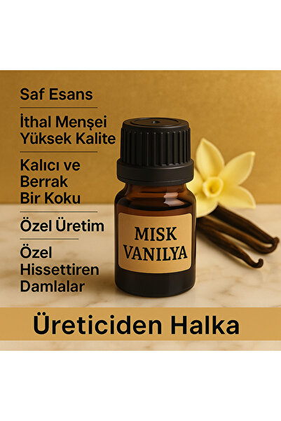 CFM Madex ROMA MİSK VANİLYA SAF 6 ml Damlalık Alkolsüz