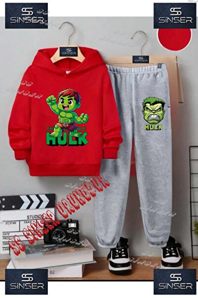 SS SİNSER Set de trening cu hanorac imprimat pentru copii, unisex, cu textul ...