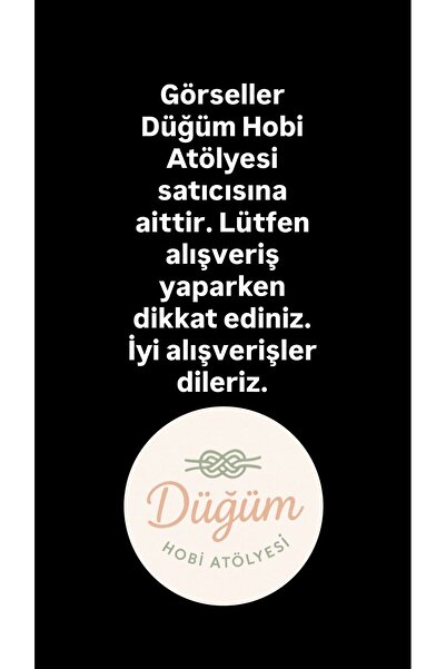 Düğüm Hobi Atölyesi 1.6 mm Siyah Renk 10 metre Saraç Mumlu İp Bileklik Halhal Kolye Deri Dikiş