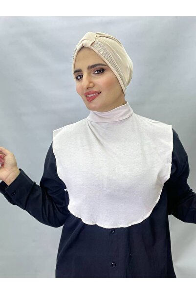 ALDAİR Plain Turtleneck Throated Combed Cotton Hijab Neck Collar -Bol 21474756