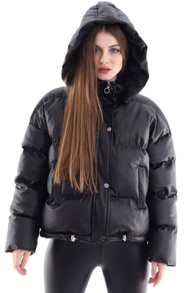 AÈC PRIVÈ Women's Premium Quality Black Puffer Jacket