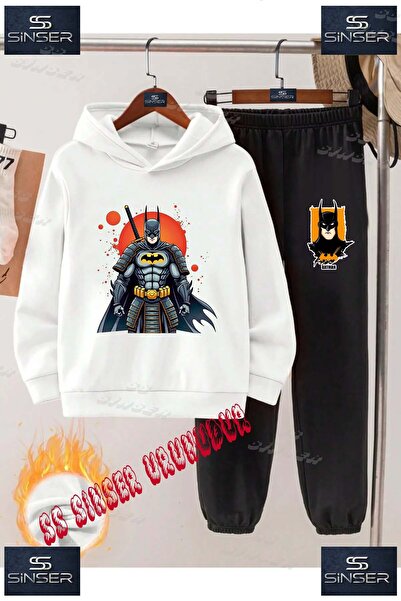 SS SİNSER Dječji unisex "BATMAN ORANGE CIRCLE NINJA" Štampano komplet trenerk...