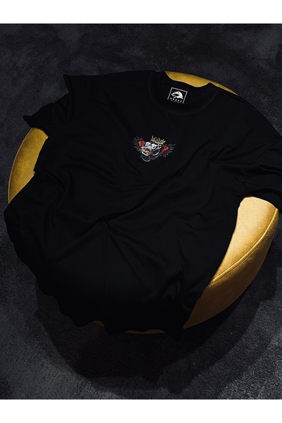 Spark Collection Ufc the Notorious Conor Mcgregor 100% Cotton Relax Fit Crew Neck Black Tshirt