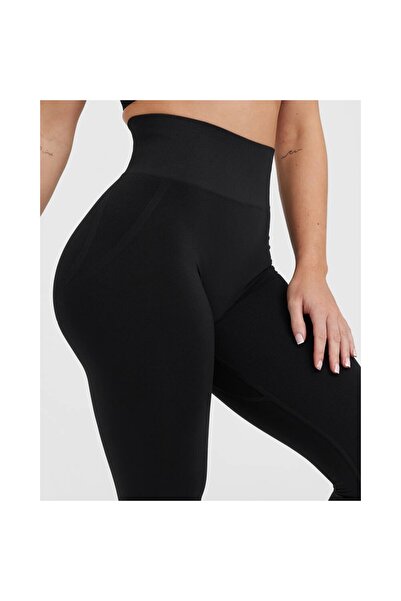 Oner Active Women's Black Drawstring Extra Shaping Leggings – Everyday & Sports Use