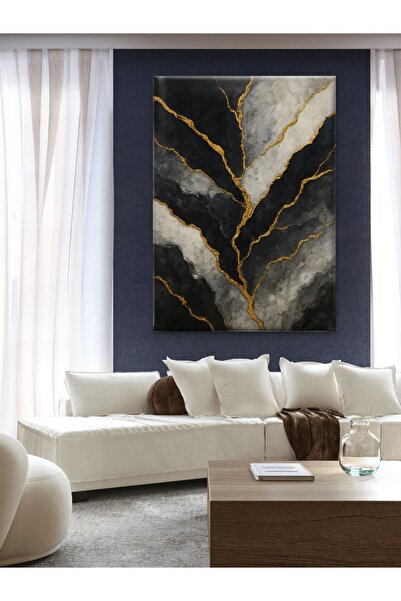 ESLEM MERMER DESEN BASKI KANVAS TABLO