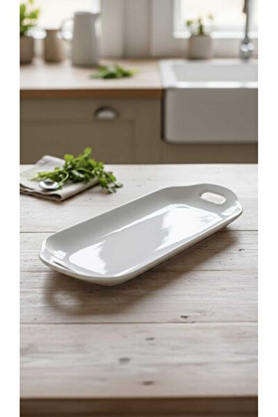 KOROGLU HOUSE 12-Piece Presentation Plate Medium Presentation Chicken World (32X14 cm)