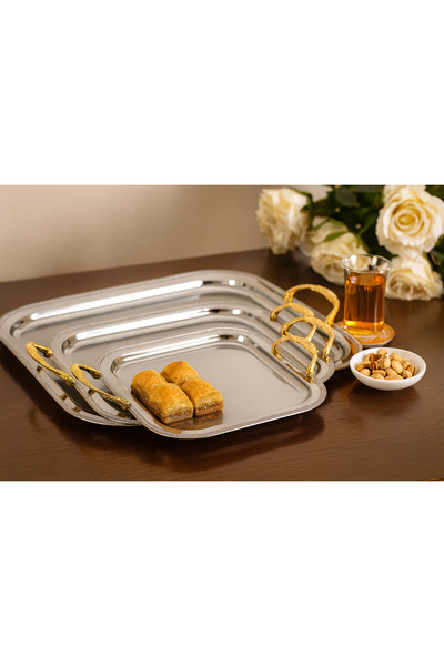 Dania Luxury hospitality tray set - 3 pieces in different sizes