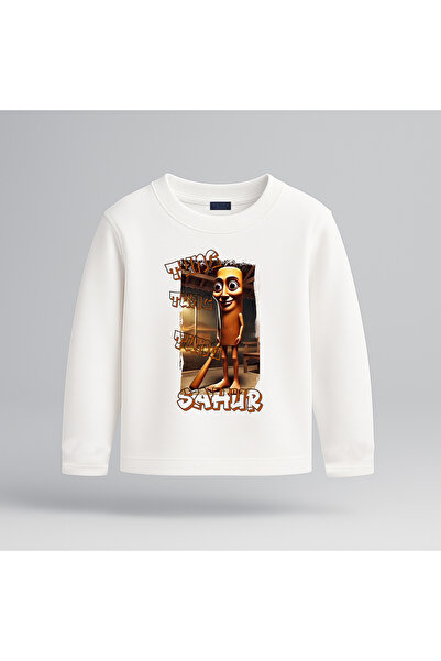 BLITZ ISTANBUL Tricou cu mânecă lungă pentru copii, cu imprimeu italian Brain...