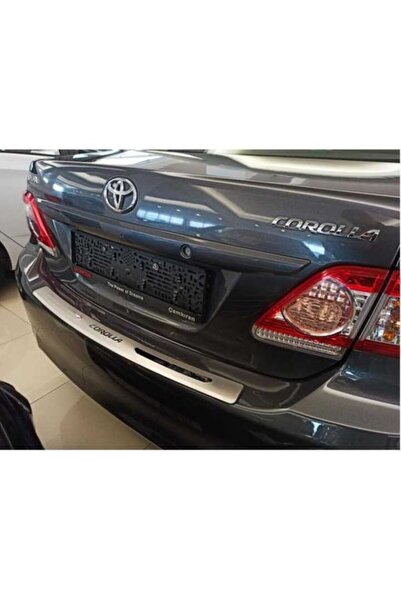 Universal TOYOTA COROLLA SEDAN UYUMLU ARKA TAMPON EŞİĞİ 2013 ÜZERİ PASLANMAZ ...