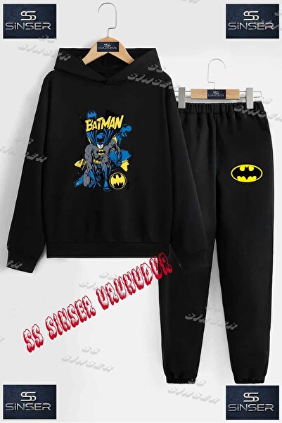 SS SİNSER Παιδικό Unisex Σετ Φόρμας με Στάμπα "BATMAN DIZ COKEN DESIGNED" και...