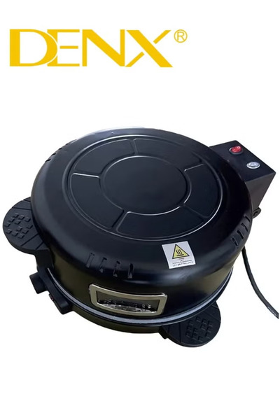 Denx صانعة الخبز العربي والبيتزا الكهربائية - 40 سم، 2200 واط