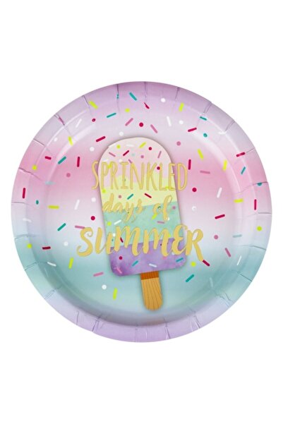 SHOPIENS Σετ 6 farfurii de carton Shopiens® ideale pentru petrecere, colorate...